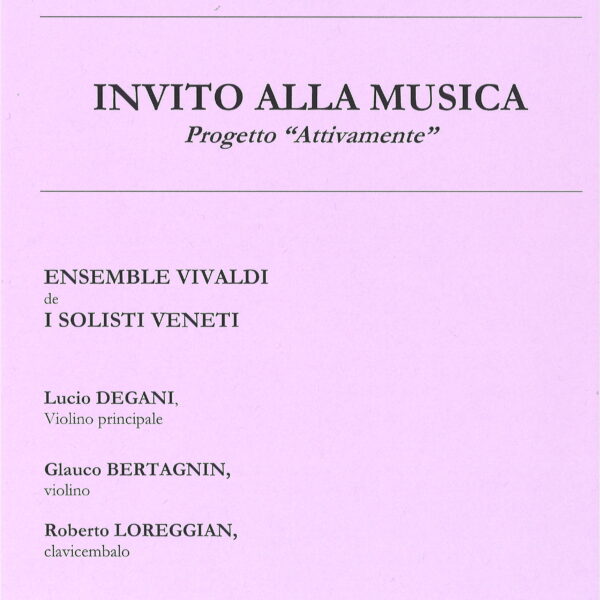 INVITO ALLA MUSICA